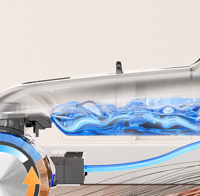 Sauberer Wasserfluss