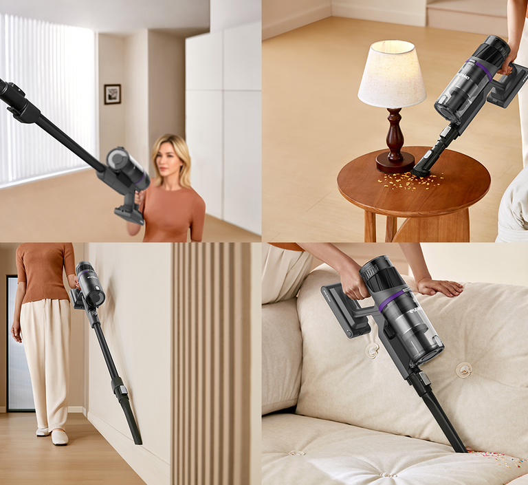 4‑in‑1‑Reinigungssystem